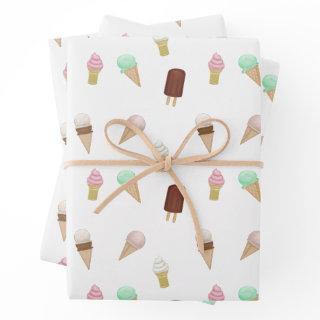 Nostalgic Ice Cream Parlor Birthday Party  Sheets