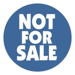 Not for Sale sticker