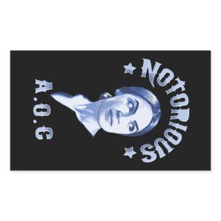 Notorious AOC Rectangular Sticker