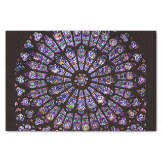 Notre Dame Cathedral Paris Rose Window Tissue Paper