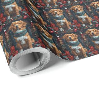Nova Scotia Duck Toller Christmas Gifts Fireplace