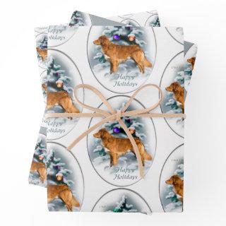 Nova Scotia Duck Tolling Retriever Christmas  Sheets