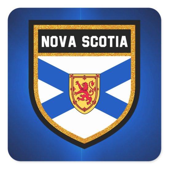 Nova Scotia Flag Square Sticker