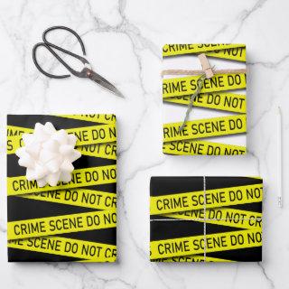 Novelty Crime Scene Do Not Cross Pattern  Sheets