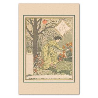 November by Eugene Grasset Tissue Paper