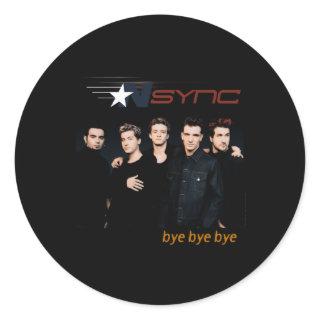 Nsync Official Bye Classic Round Sticker