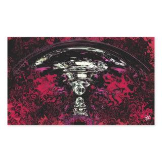 Nuclear blast rectangular sticker