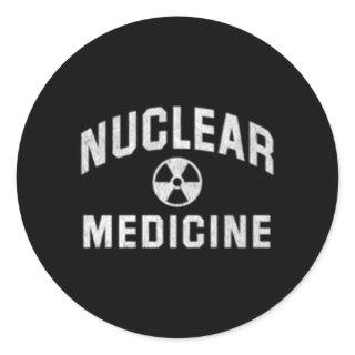 Nuclear Med Tech Nuclear Medicine Technologist Classic Round Sticker