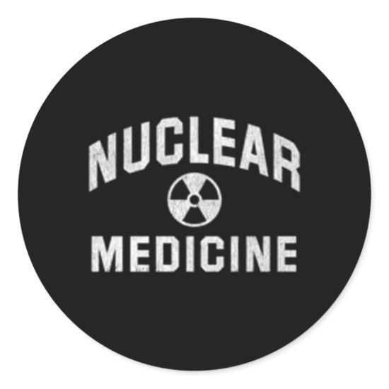 Nuclear Med Tech Nuclear Medicine Technologist Classic Round Sticker