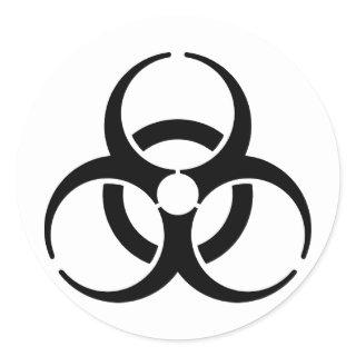 Nuclear Symbol Classic Round Sticker