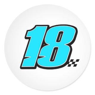 Number 18 - Sticker