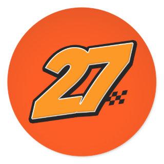 Number 27 - Sticker
