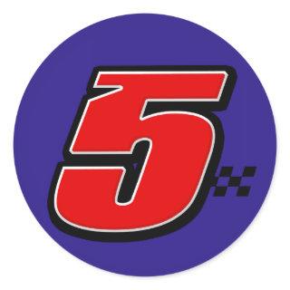 Number 5 - Sticker