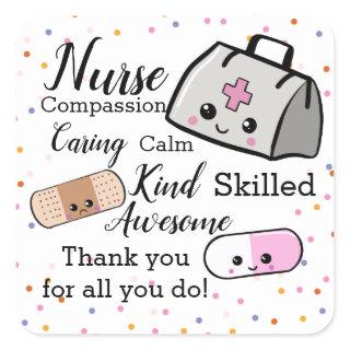 Nurse appreciation week sticker plaster