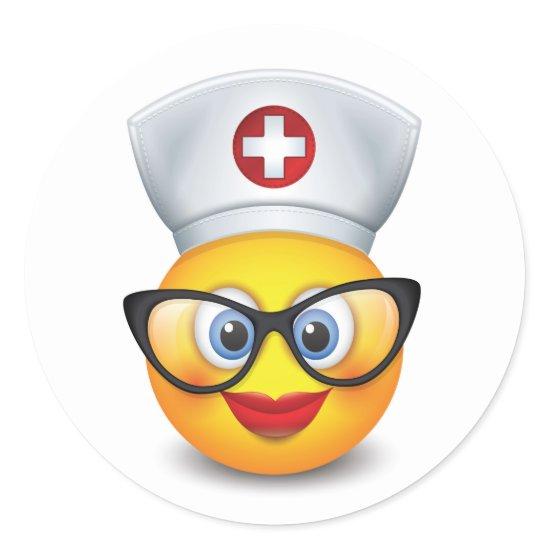 Nurse Classic Round Sticker