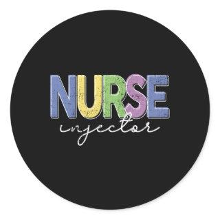 Nurse Injector Aesthetic Nurse Injector Classic Round Sticker