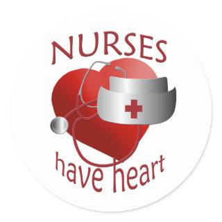 Nurses Have Heart Nurse Sticker