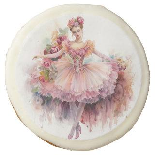 Nutcracker Ballet, Flowers Sugar Cookie