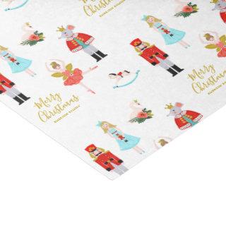 Nutcracker Ballet Personalized Christmas Tissue Paper