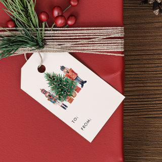 Nutcracker Christmas Gift Tags