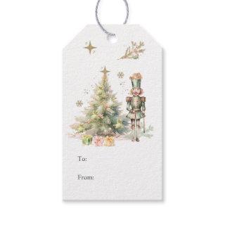 Nutcracker Christmas Tree Gift Tag