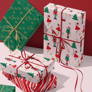 Nutcracker Mouse King Ballet Pink Christmas  Sheets