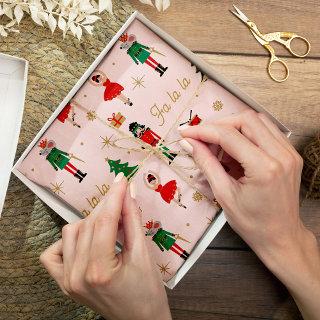 Nutcracker Mouse King Pink Ballet Christmas Tissue Paper