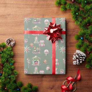 Nutcracker Ornamet Snowball Green Fairy Christmas