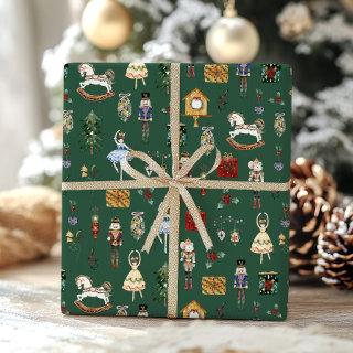 Nutcracker red gold ballerina birthday party