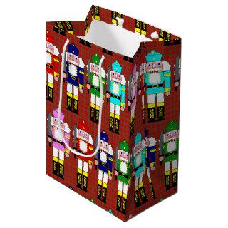 Nutcracker Soldiers Christmas Medium Gift Bag