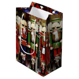 Nutcracker Soldiers Christmas Medium Gift Bag
