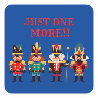 Nutcracker Toy Soldiers  Square Sticker