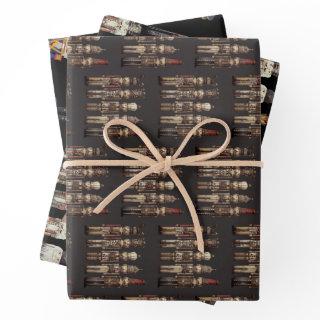 Nutcracker Trio Christmas Black  Sheets