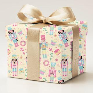 Nutcracker Yellow Pink Blue Christmas Holidays