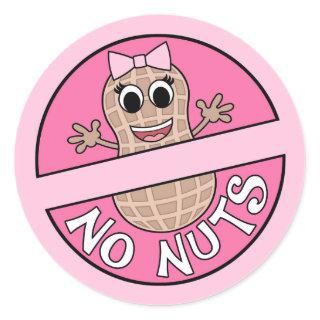 Nuts or No Nuts gender reveal stickers