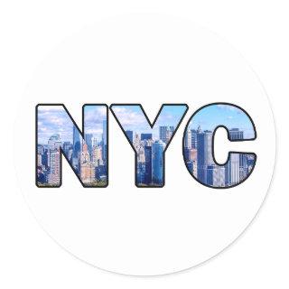 NYC CLASSIC ROUND STICKER