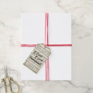 O Come, Emmanuel Gift Tags