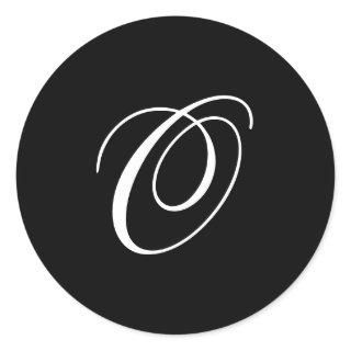 O Monogram Stickers