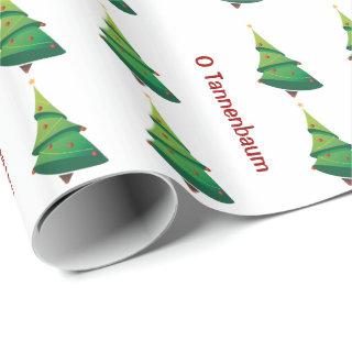 O Tannenbaum Christmas Tree Gift Wrap