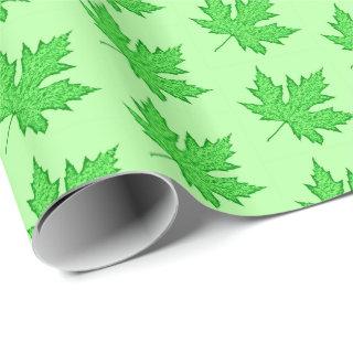 Oak leaf - shades of green