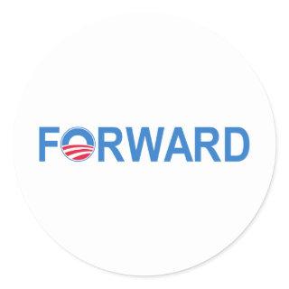 Obama Forward Classic Round Sticker