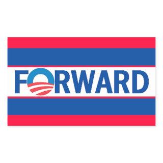 Obama FORWARD Rectangular Sticker