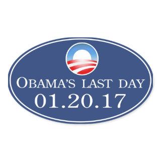Obama's Last Day 2017 Sticker