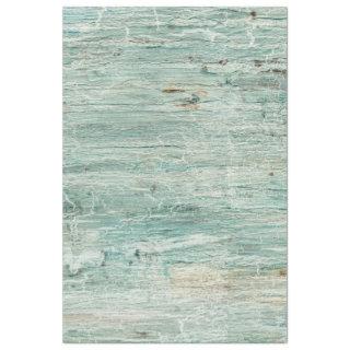 Ocean Blue Beach Rustic Wood Crackle Decoupage 3 Tissue Paper
