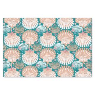 Ocean Treasurers Teal  Tissue Paper