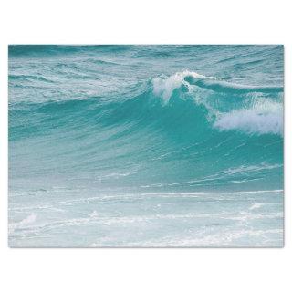 ocean waves tissue paper