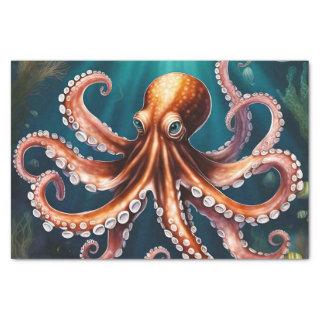 Octopus Art Underwater Tissue Paper