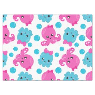 Octopus Pattern, Cute Octopus, Sea Animals Tissue Paper