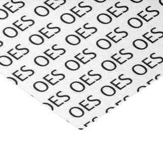 OES Order of the Eastern Star Tissue Paper