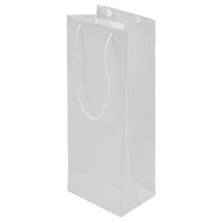 Off White Solid Color Pairs Dulux 2022 Sloe Flower Wine Gift Bag